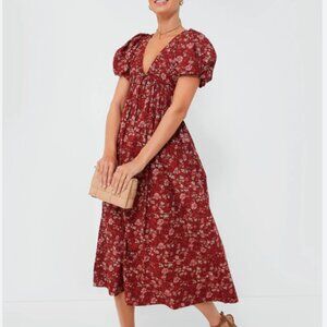NWT The Great. The Gallery Dress Spice Mesa Floral in Size 2/Small (Tuckernuck)